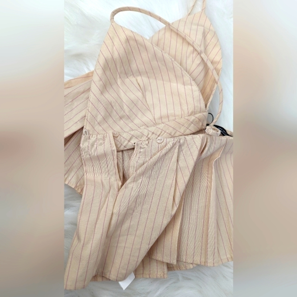 NWT ZARA Striped Crop Top Size S - Picture 4 of 10